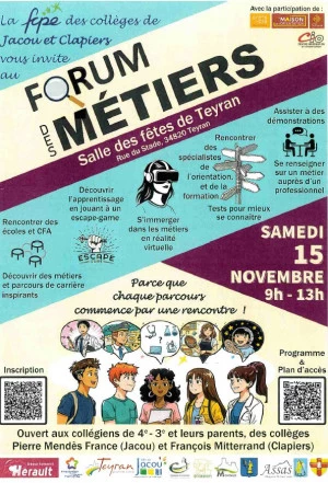 Affiche Forum des métiers