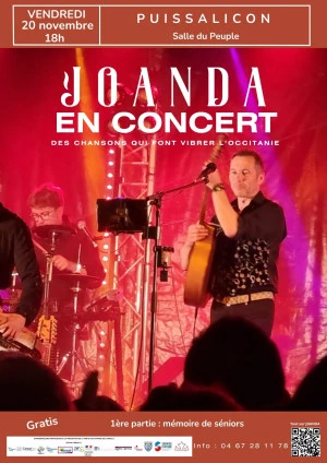 Affiche 1000 ans - Joanda en concert