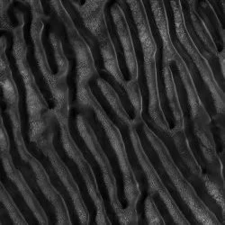 Somewhere on Mars - Photographie retouché imprimée - 180x90 cm, Hellespontus montes Mars Lat -45° Lon 39° Hirise - Ezam / Photo : Hirise 