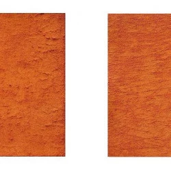 Les poussières - 2x 40x40 cm. Poussière de brique, liant, pigments. - Pascal Rennié 
