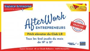 Affiche Afterwork Entrepreneur - Développez votre réseau GRATUITEMENT