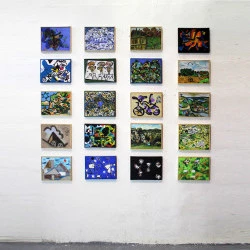 Entre Parenthèses - 2024 20 tableaux 40 x 50cm