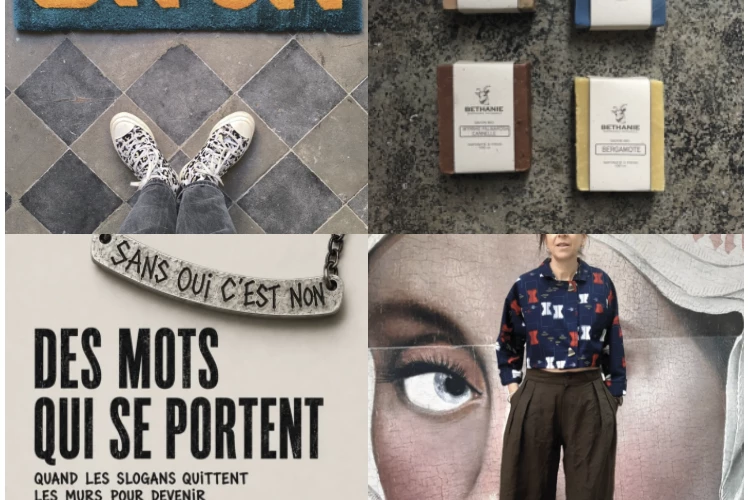 CLAIRE-POMME BONNIOT - JEREMIE WAGNER & BETHANIE - ALICE BERARD & BAP - SARAH BURNET & MIYAGI - CLAIRE-POMME BONNIOT fabrique des tapis en tufting ; JEREMIE WAGNER & BETHANIE saponifie à froid pour faire des savons ; ALICE BERARD & BAP design des bijoux et fait de l'orfévrerie ; SARAH BURNET & MIYAGI taille des vêtement les coût et fait de la bijouterie - CLAC 