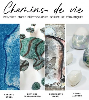 Affiche EXPOSITION Chemins de vie 