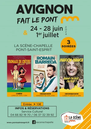 Affiche Festival Avignon fait le Pont 2024