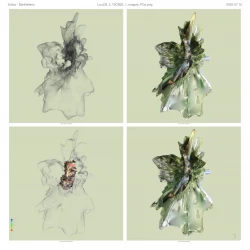 Loubères-extrait de la bibliothèque 2025 - 4 écritures avec des variations parfois infimes pour saisir cet objet-monde - S&B 