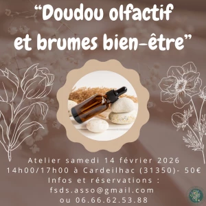 Affiche Atelier "doudou olfactif"