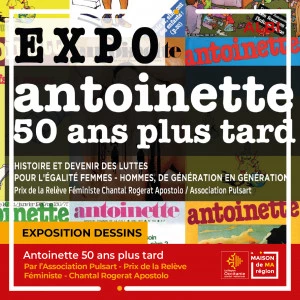 Affiche Exposition Antoinette 50 ans plus tard