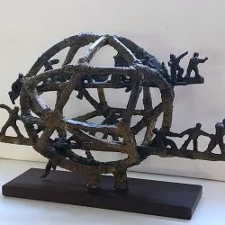 croisière - Bronze (cire perdue ) largeur 40cm cm - Copyright Art et Studio © 