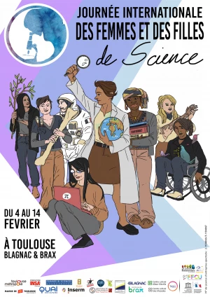 Affiche Conférence-spectacle de Oumou Kouyaté / Journée Internationale des Femmes & des Filles de Sciences 2019