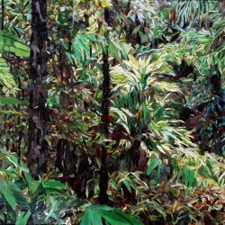 Sous les tropiques - Tableau en mosaïque - Verre à vitrail - 40 x 30 - Minuzzi 