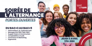 Affiche Soirée de l'Alternance à l'Ipst-Cnam ( portes ouvertes)