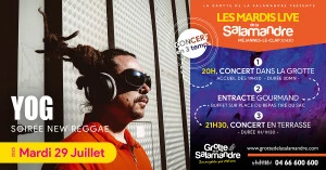 Affiche Mardis Live avec Yog