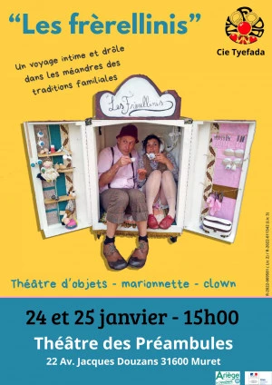 Affiche Spectacle Les Frèrellinis