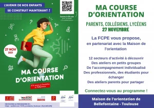 Affiche Ma Course d'Orientation (Parents, collégiens, lycéens)