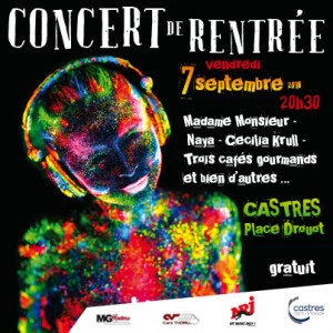 Affiche Concert de Rentrée 2018