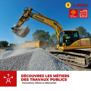 Affiche Découverte des métiers des travaux publics 