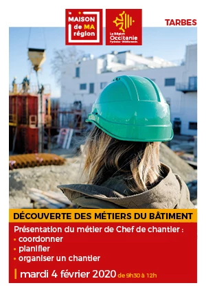 Affiche Découverte des métiers du bâtiment 