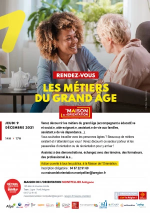 Affiche Les Métiers du Grand Age