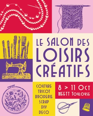 Affiche 27ème Edition – Tendances Créatives, le Salon des Loisirs Créatifs