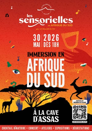 Affiche Les Sensorielles en Afrique du Sud