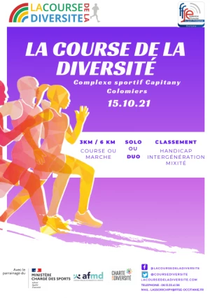 Affiche Course de la diversité
