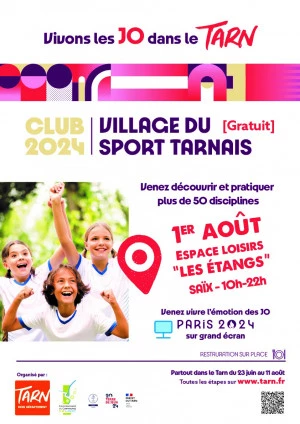 Affiche Club 2024 | Village du sport tarnais