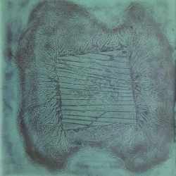 sans titre - technique mixte sur tôle et acrylique 100 x 100 cm 2020