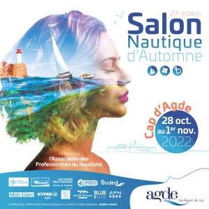 Affiche SALON NAUTIQUE D'AUTOMNE DU CAP D 'AGDE 2022