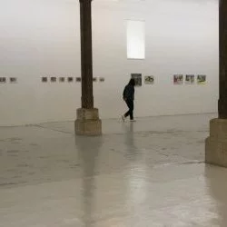 Vue de l'exposition "Tu danses" printemps 2022 LAC Sigean - Dessins, peintures - Enna Chaton 