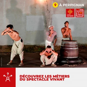Affiche Journée Info Métiers : "Découvrez les métiers du spectacle vivant "