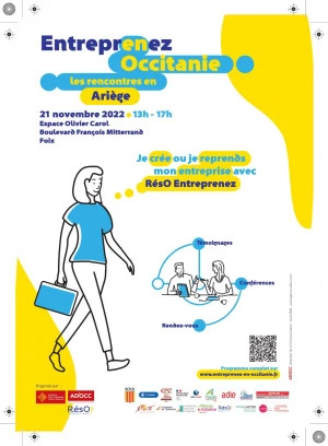 Affiche Entreprenez en Occitanie : les rencontres en Ariège