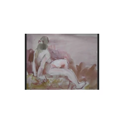 Pause - Gouache