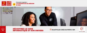 Affiche Découvrez le code informatique et son univers