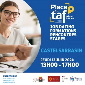 Affiche Place du Taf de Castelsarrasin