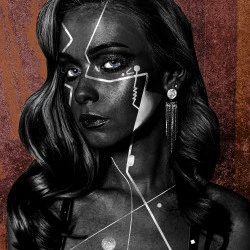 Evaluation - Projet "Social Skin (Peau Sociale)", 2025, Art numérique, Technique mixte digitale, Impression sur plexiglass (série limitée à 5 pièces), 60x80cm - Oktay Kočan 