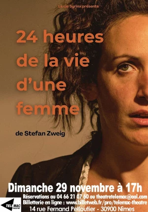 Affiche 24H DE LA VIE D'UNE FEMME de Stefan ZWEIG
