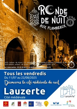 Affiche Visite Ronde de nuit aux flambeaux