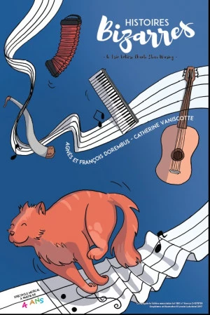 Affiche Histoires Bizarres - le trio voliere chante Steve Waring