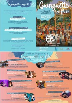 Affiche Guinguette en fête