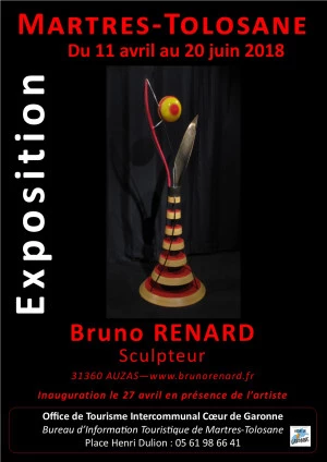Affiche Exposition Bruno RENARD sculpteur