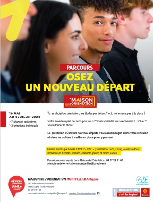 Affiche Osez un nouveau départ