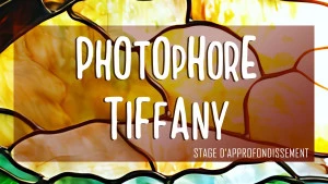 Affiche Stage création d'un photophore Tiffany