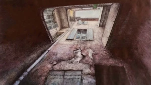 Affiche Finissage de l'exposition "Par la fenêtre" de Lisa Vandenhelsken