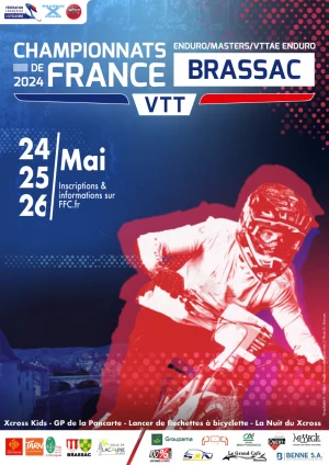 Affiche Brassac X Cross - Championnats de France VTT