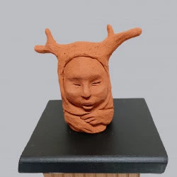 Esprit de la forêt - Petits sculpture en argile du Lot - Sophie Latappy 