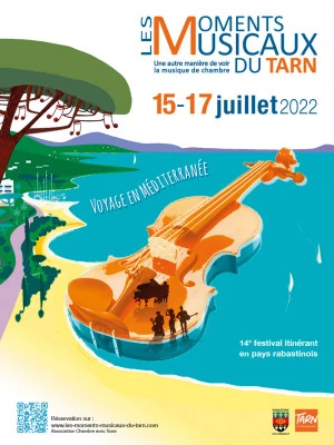 Affiche Festival itinérant de musique de chambre à Rabastens - Tarn