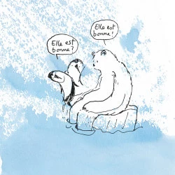 réchauffement - dessin d'humeur