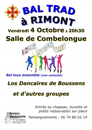 Affiche Bal Trad à Rimont