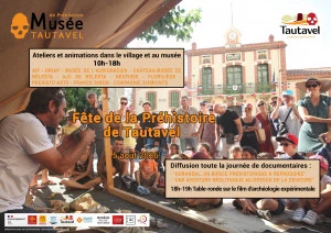 Affiche La Fête de la Préhistoire à Tautavel